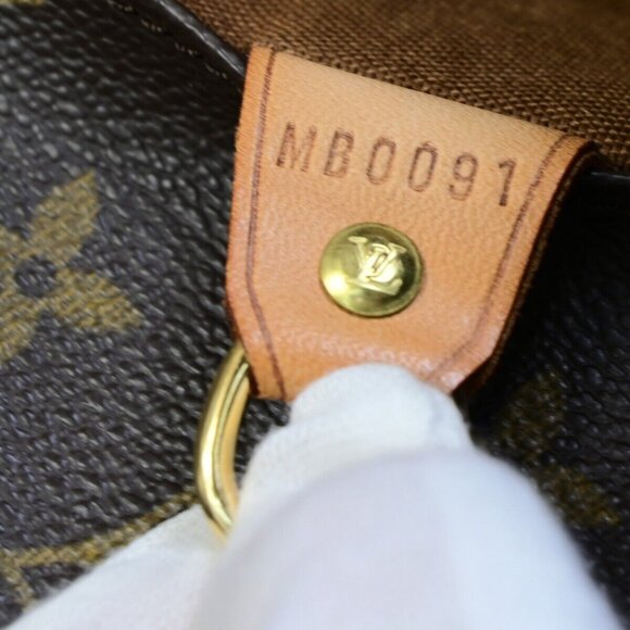 LOUIS VUITTON Sac Shopping Shoulder Tote Bag Monogram Leather - Picture 15 of 15